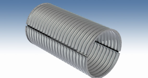 两片装镀锌波形钢管涵