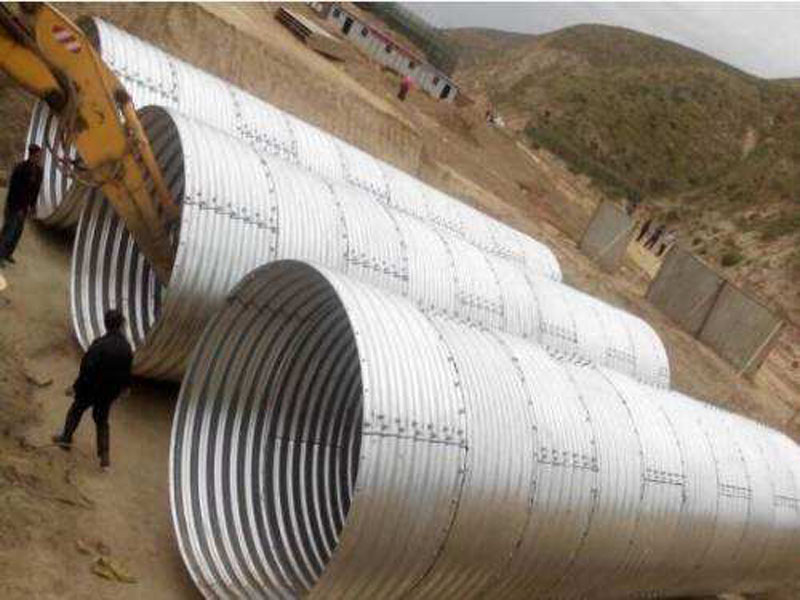 钢波纹涵管是利用排石挤淤法原理对软基进行处